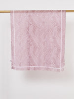 Droplets Printed Scarf - Berry