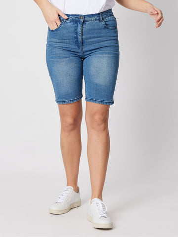 Miracle Denim Shorts - Washed Denim