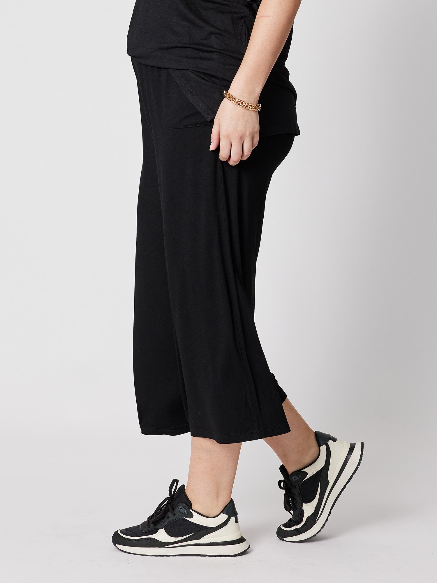 Black wide leg online lounge pants