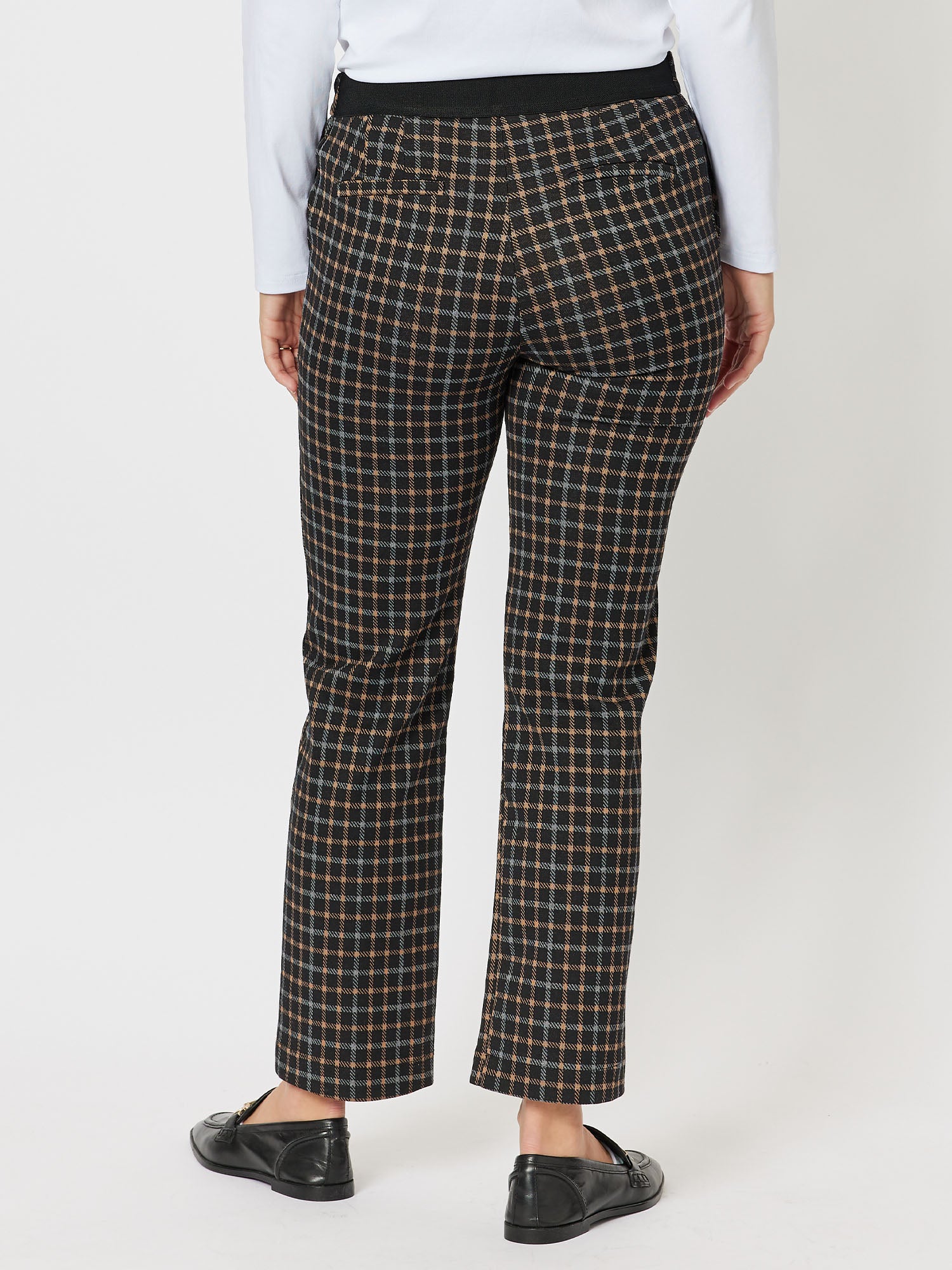 Tailored Check Trousers from Pull and Bear on 21 Buttons