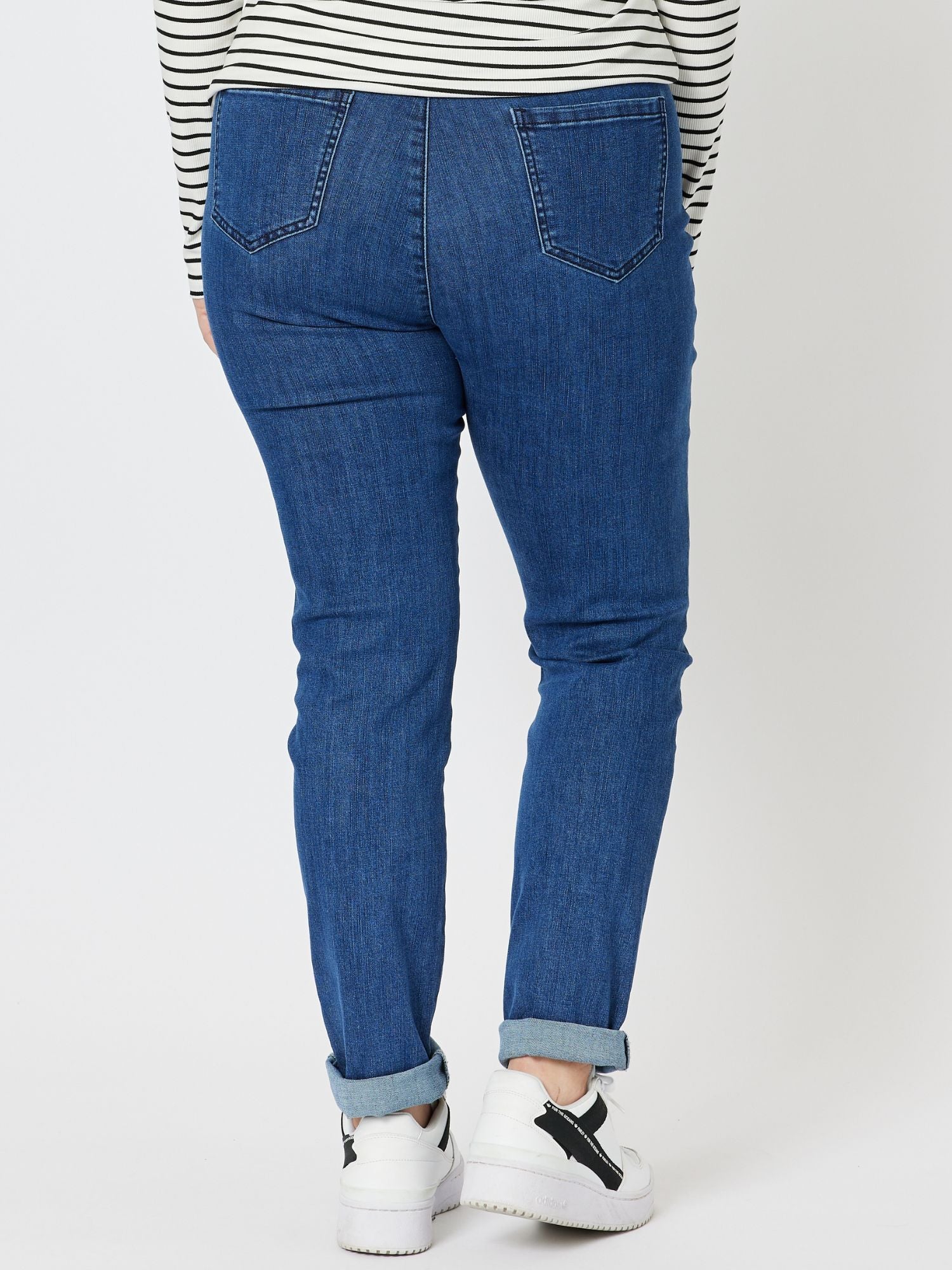 Millie Tummy Control Pull On Jean - Denim – RC & Co