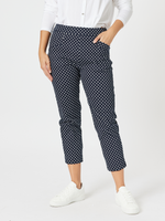 Pretty Bow Print Pant - Navy