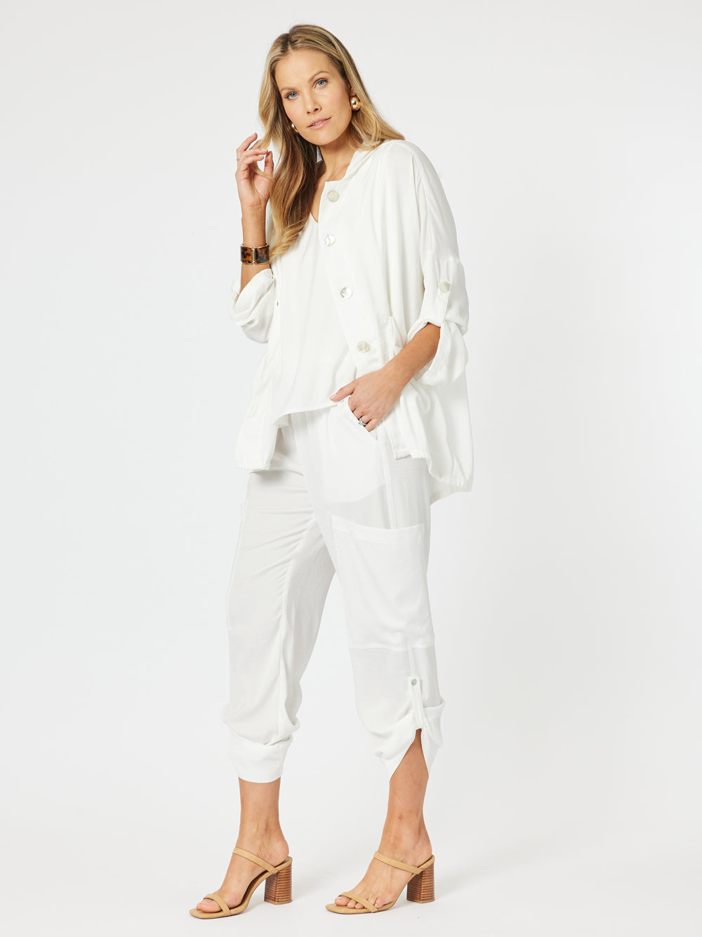 Traveller Luxe Soft Jacket - White