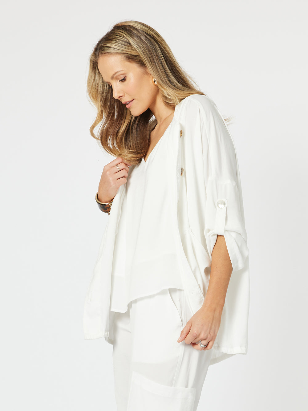 Traveller Luxe Soft Jacket - White