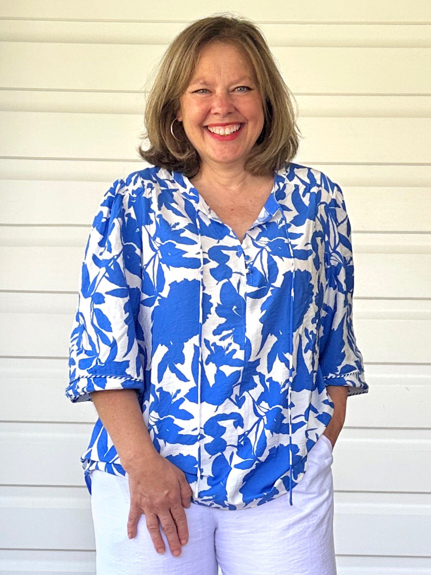 Florida Floral Shirt - Blue