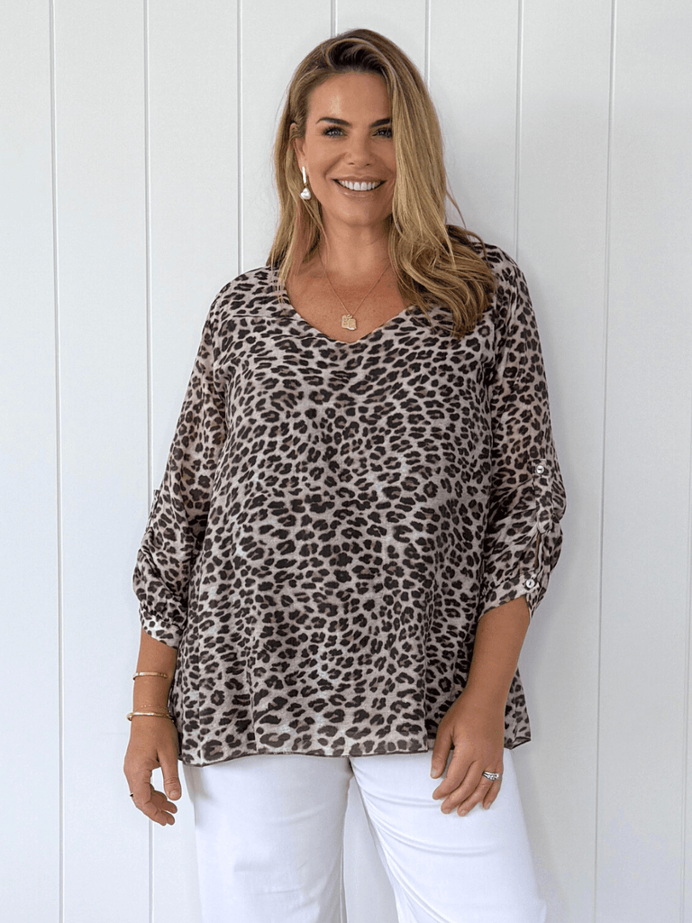 Safari Print Top - Animal