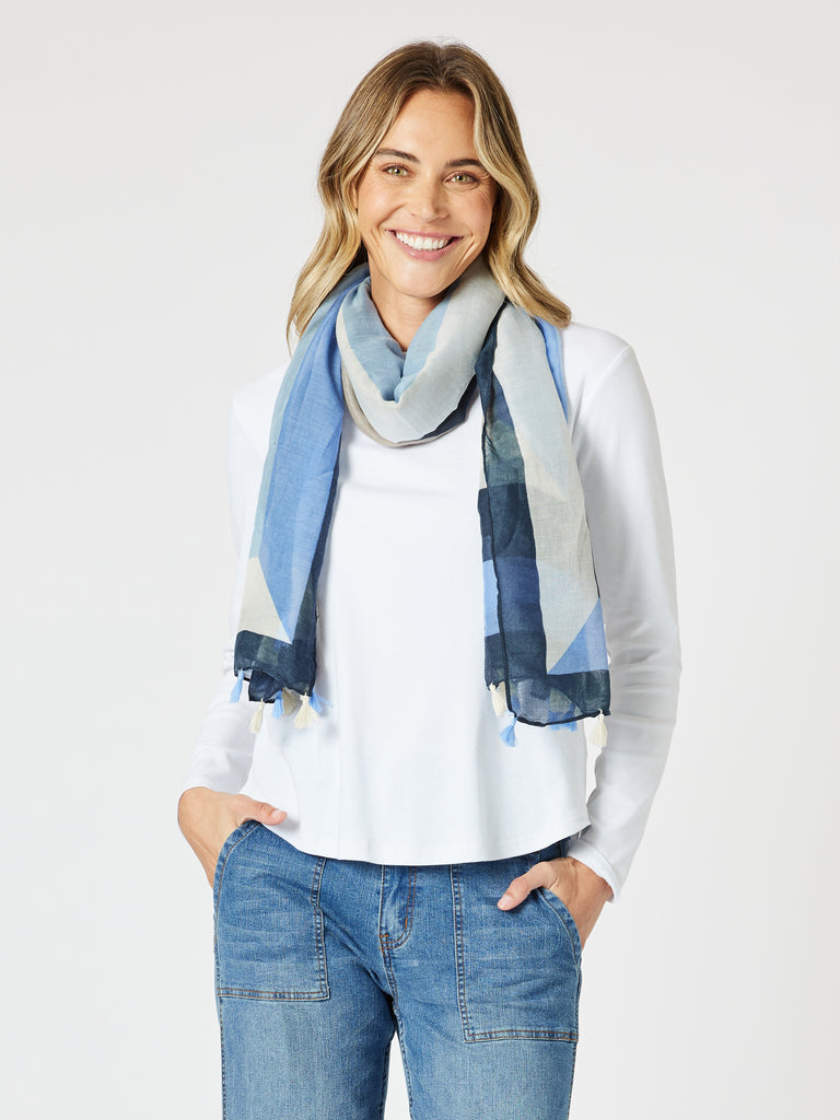 Cottesloe Scarf - Blue/Multi