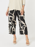 Matisse Print Wide Leg Pant - Black/Natural