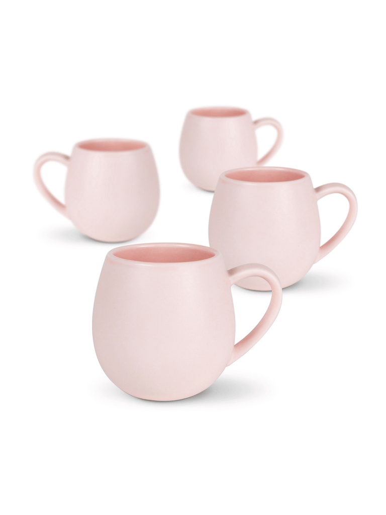 Hug Me - Set Of 4 Mugs - Pink