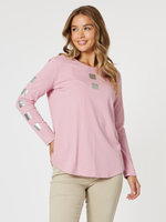 Be Square Long Sleeve Top - Pink