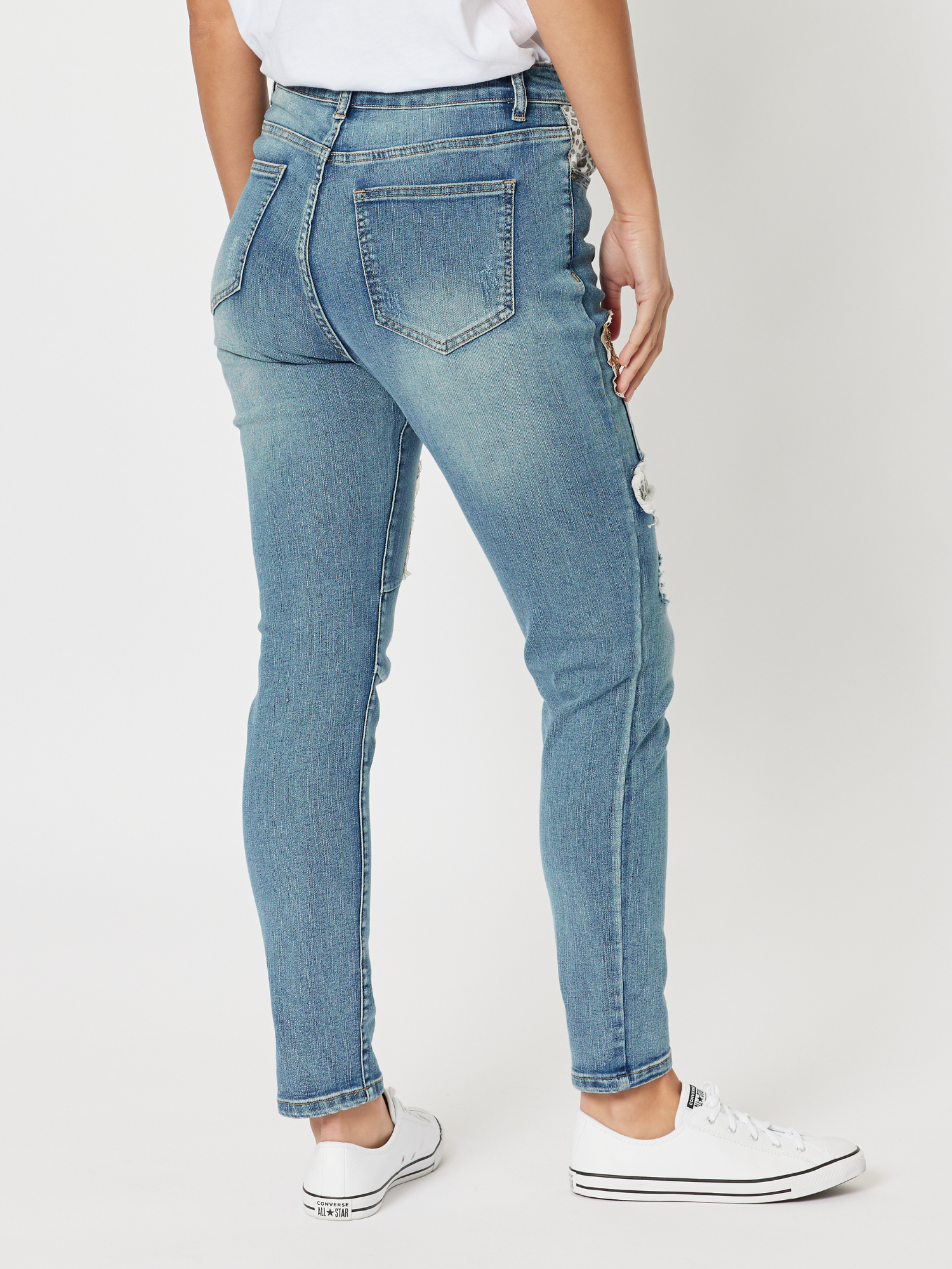 All That Jazz Applique Jean - Denim