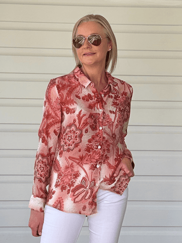 Balmoral Printed Shirt - Pink - RC & Co