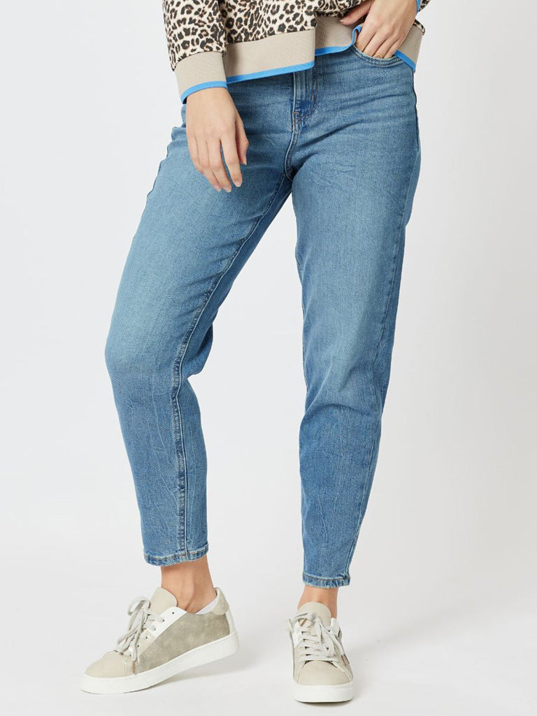 Barrel High Rise Relaxed Mom Jean - Denim - RC & Co