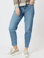 Barrel High Rise Relaxed Mom Jean - Denim