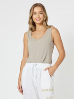 Basic Cotton Camisole - Natural