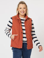 Brighton Puffer Vest - Maple