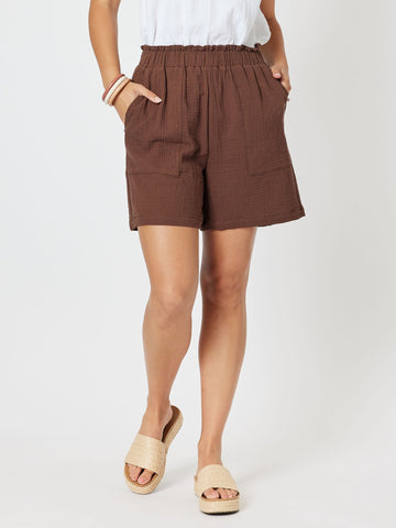 Byron Cotton Short - Chocolate - RC & Co