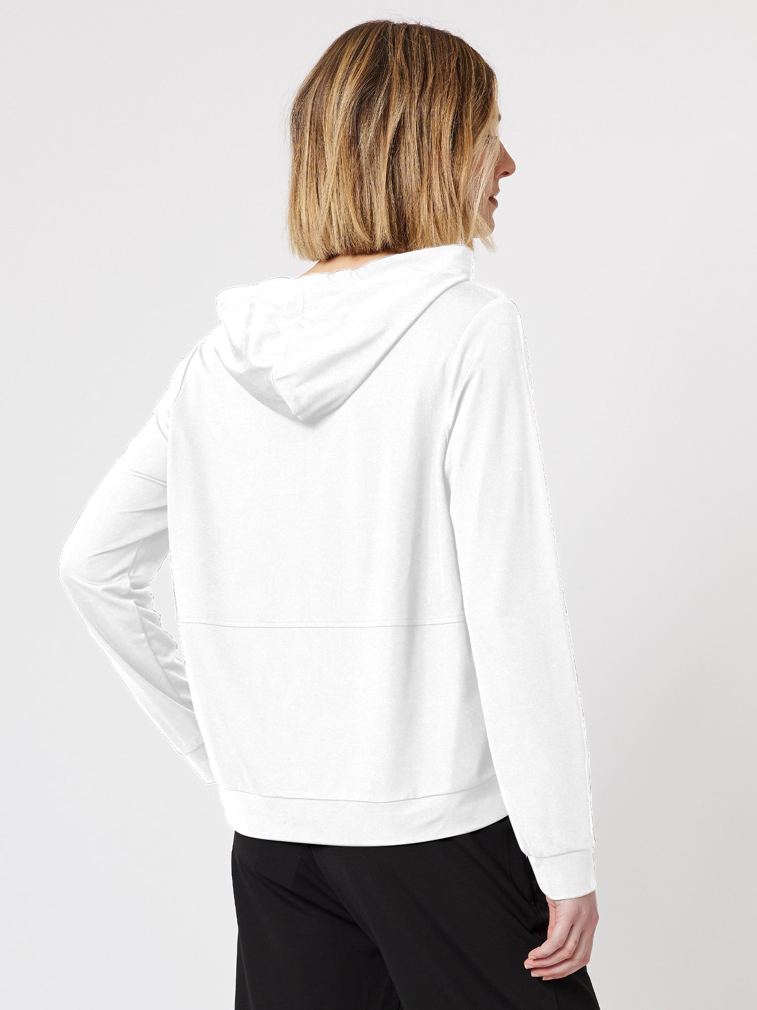 Cameron Hooded Top - White - RC & Co