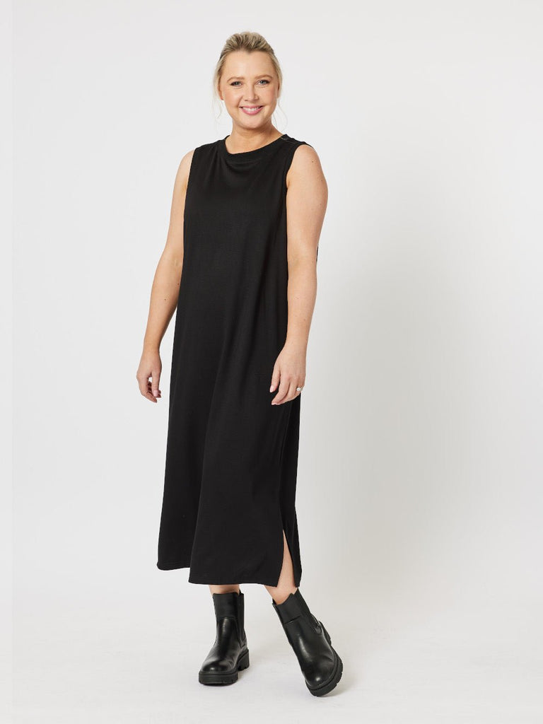 Cameron Sleeveless Dress - Black - RC & Co