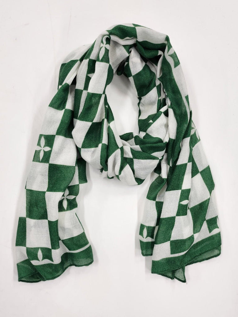 Checker Scarf - Green - RC & Co