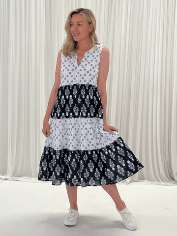 Houston Cotton Dress - Navy - RC & Co