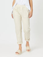 Isabella Cotton Pant - Natural