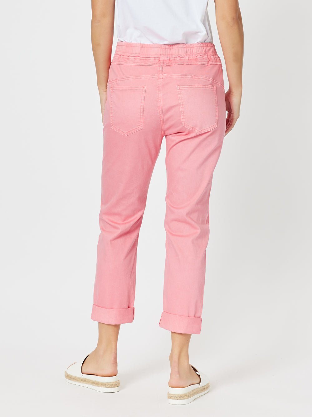 Isabella Cotton Pant - Pink - RC & Co