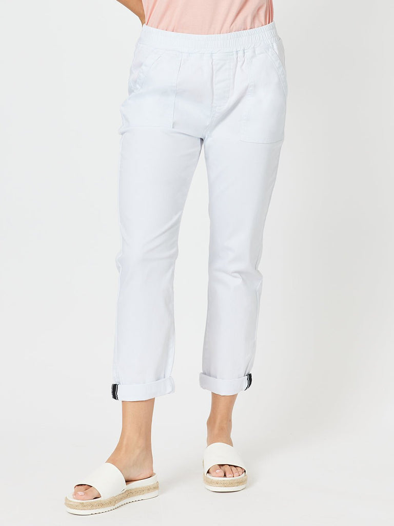 Isabella Cotton Pant - White - RC & Co