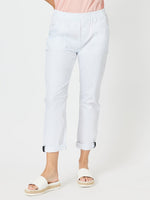 Isabella Cotton Pant - White