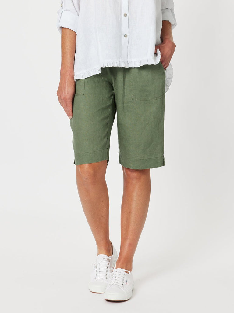 Jordan Linen Short - Khaki - RC & Co