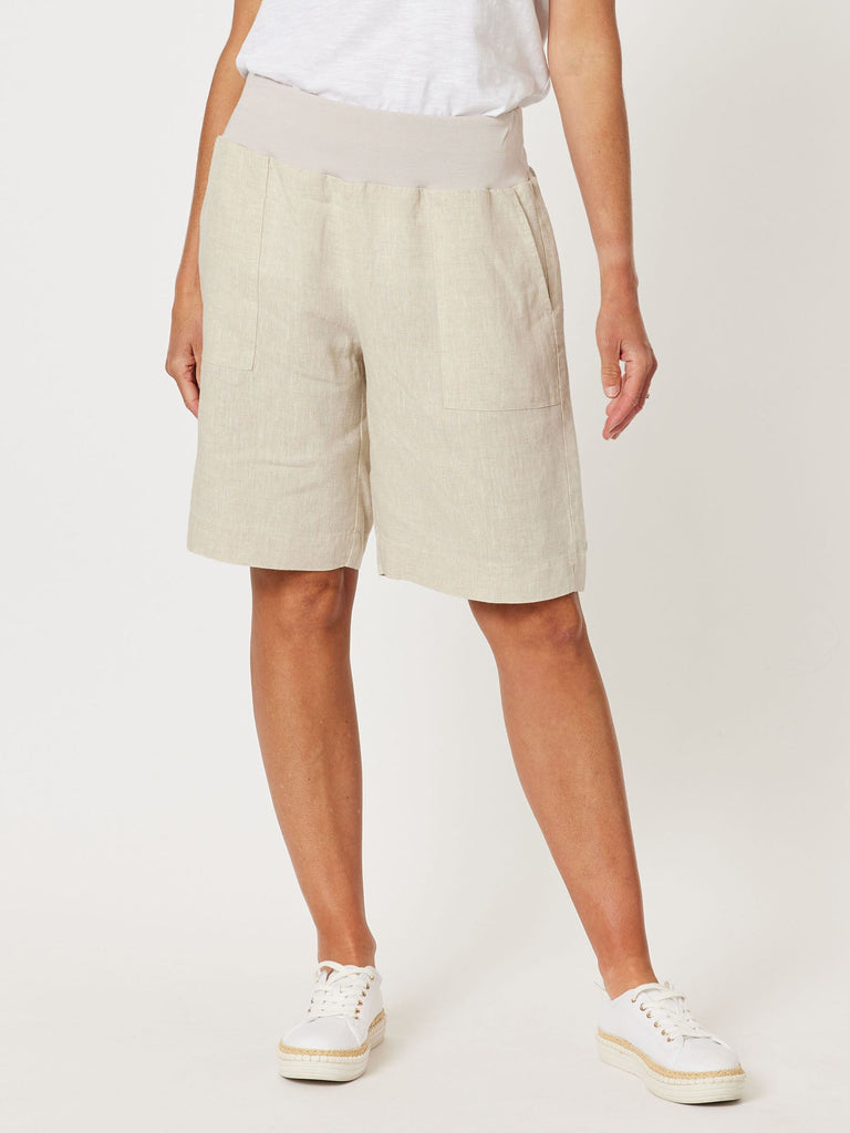 Jordan Linen Short - Natural - RC & Co