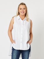 Jordan Sleeveless Shirt - White