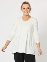 Keely Long Sleeve Top - Ivory