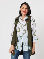 Kimmy Ponte Vest - Khaki