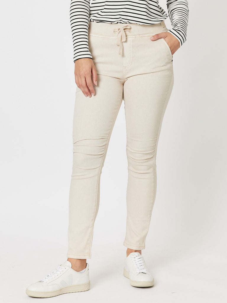 London Stretch Jogger Jean - Natural - RC & Co