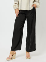 Louvre Wide Leg Pant - Black