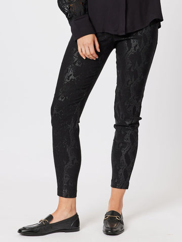 Maddison Print Pant - Black - RC & Co