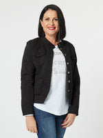 Maggie Denim Jacket - Black