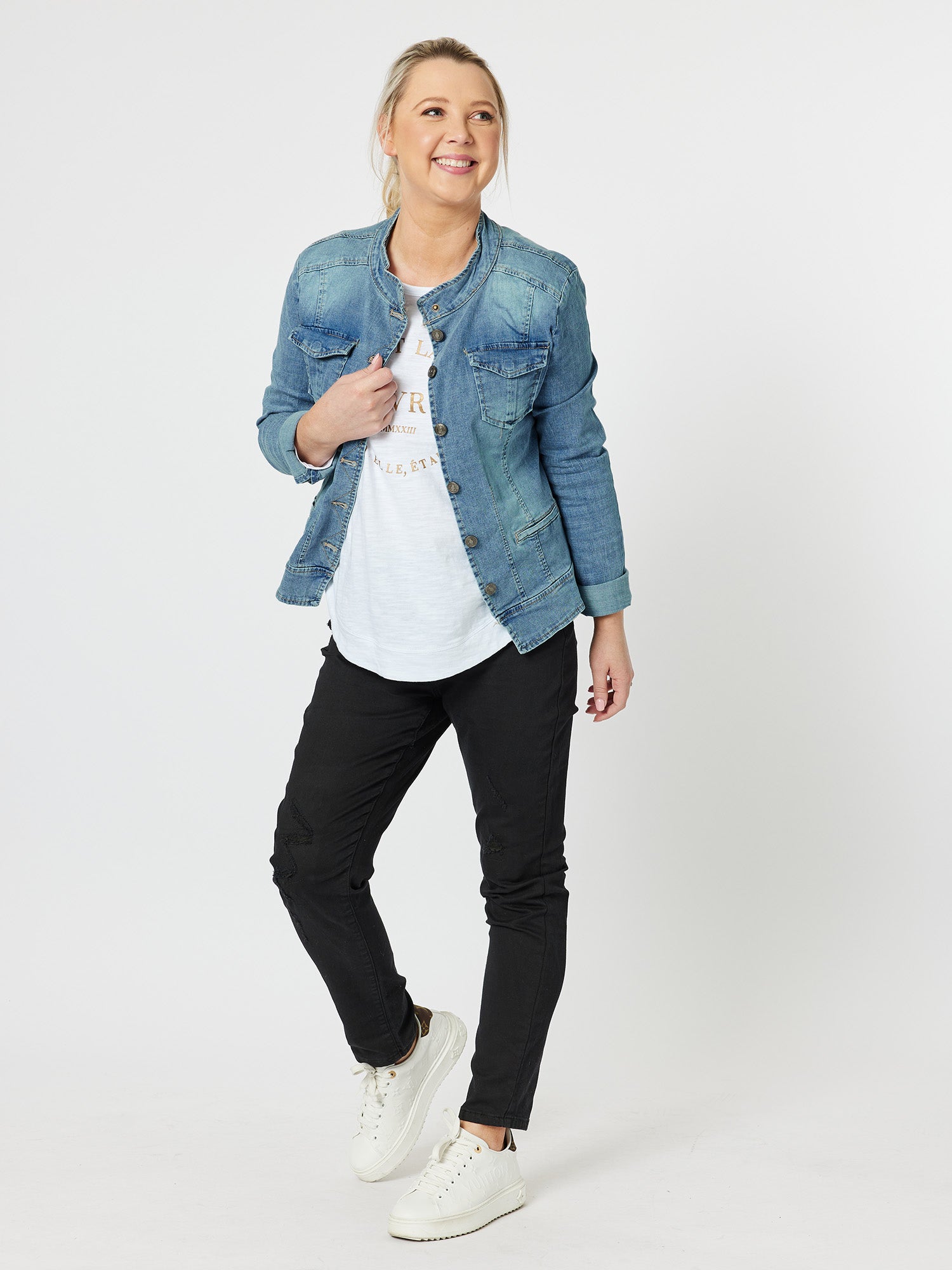 Maggie Denim Jacket - Denim - RC & Co