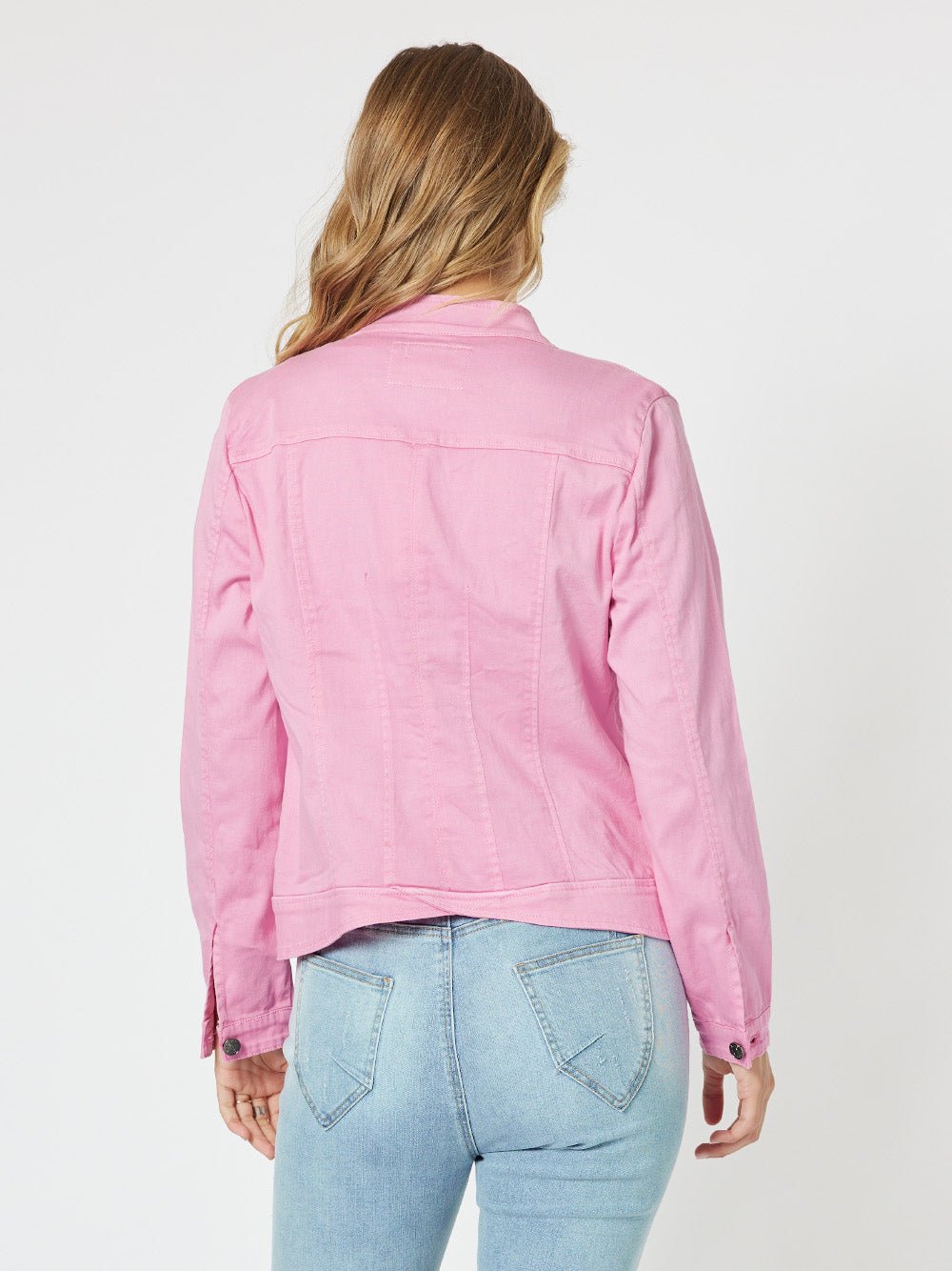 Maggie Denim Jacket - Flamingo - RC & Co