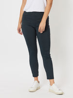 Mechanical Stretch Slim Leg Pull On Pant - Midnight