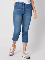 Miracle High Rise Cropped Jean - Washed Denim