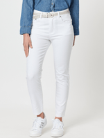 Miracle High Rise Jean - White