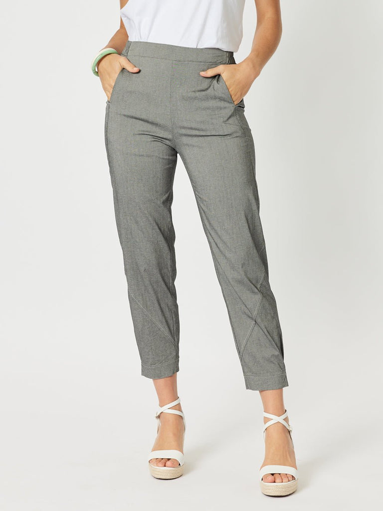 Parachute Stitch Detail Pant - Grey Marle - RC & Co