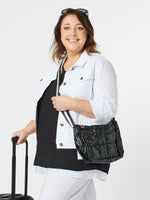 Puffer Crossbody Bag - Black