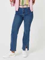 Republic Straight Leg Split Jean - Denim