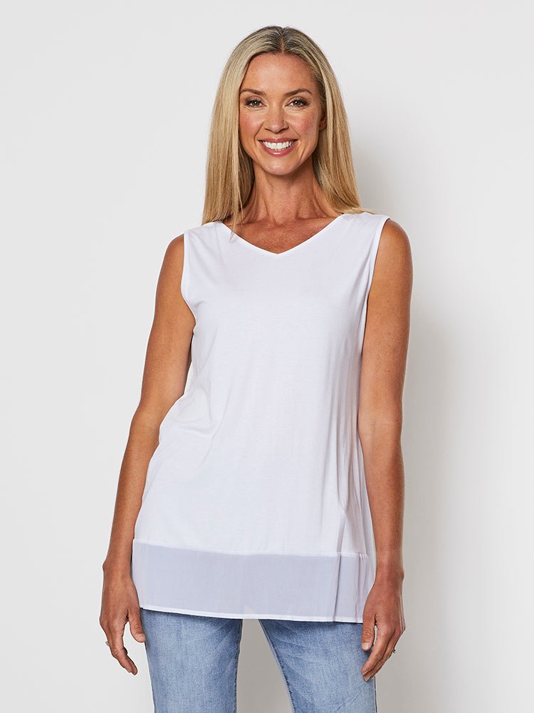 Reversible Tank Top - White - RC & Co