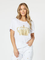 Royal Crown Tee - White