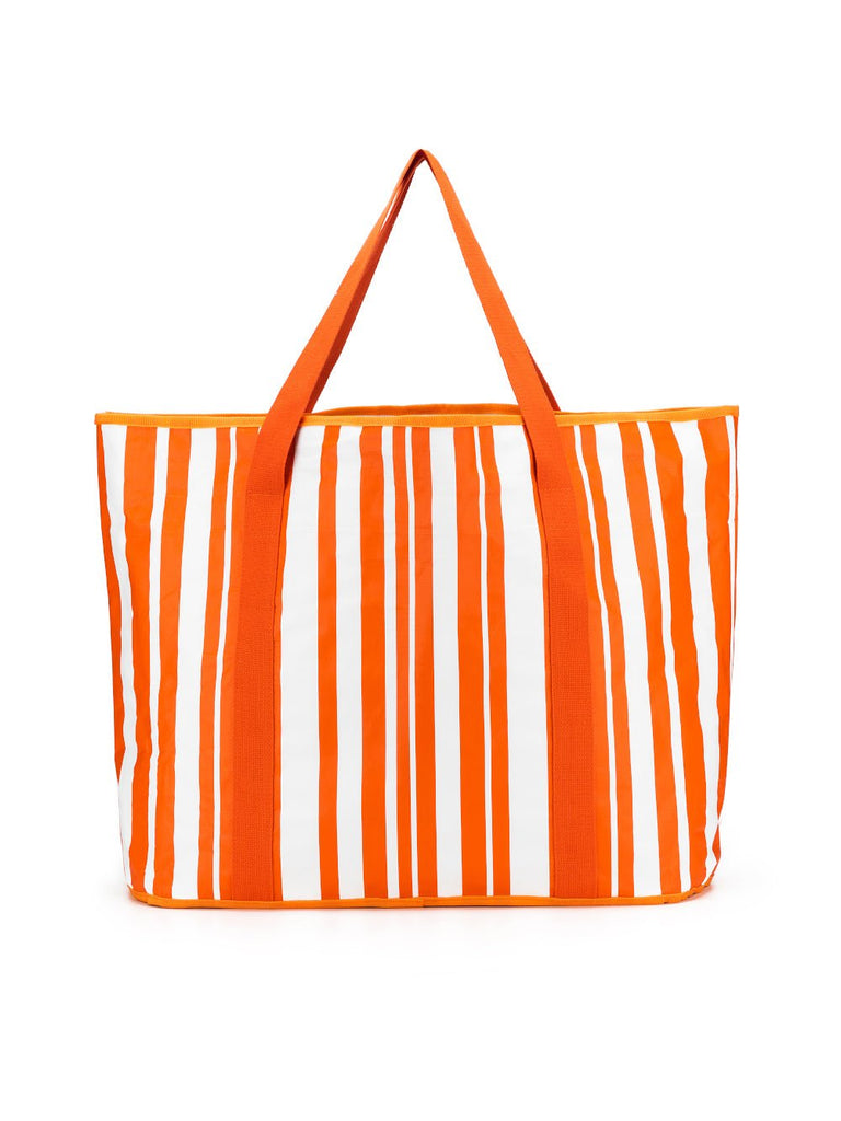 Sabbia Beach Bag Large - Orange Stripe - RC & Co