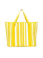 Sabbia Beach Bag Large - Yellow Stripe